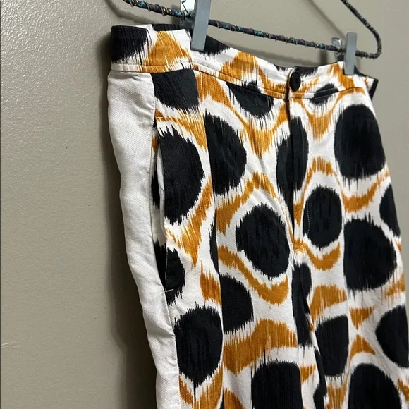 Anthropologie Maeve Wellesley geometric print pants Sz 14 - Picture 3 of 9